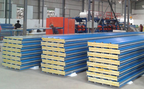 厂房翻新如何选海东彩钢岩棉板防火厚度